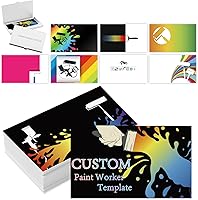 Vista 18 de Tarjetas de visita comerciales personalizadas con logotipo, personalizadas imprimibles de doble cara, tarjetas de visita personalizables 1000 500