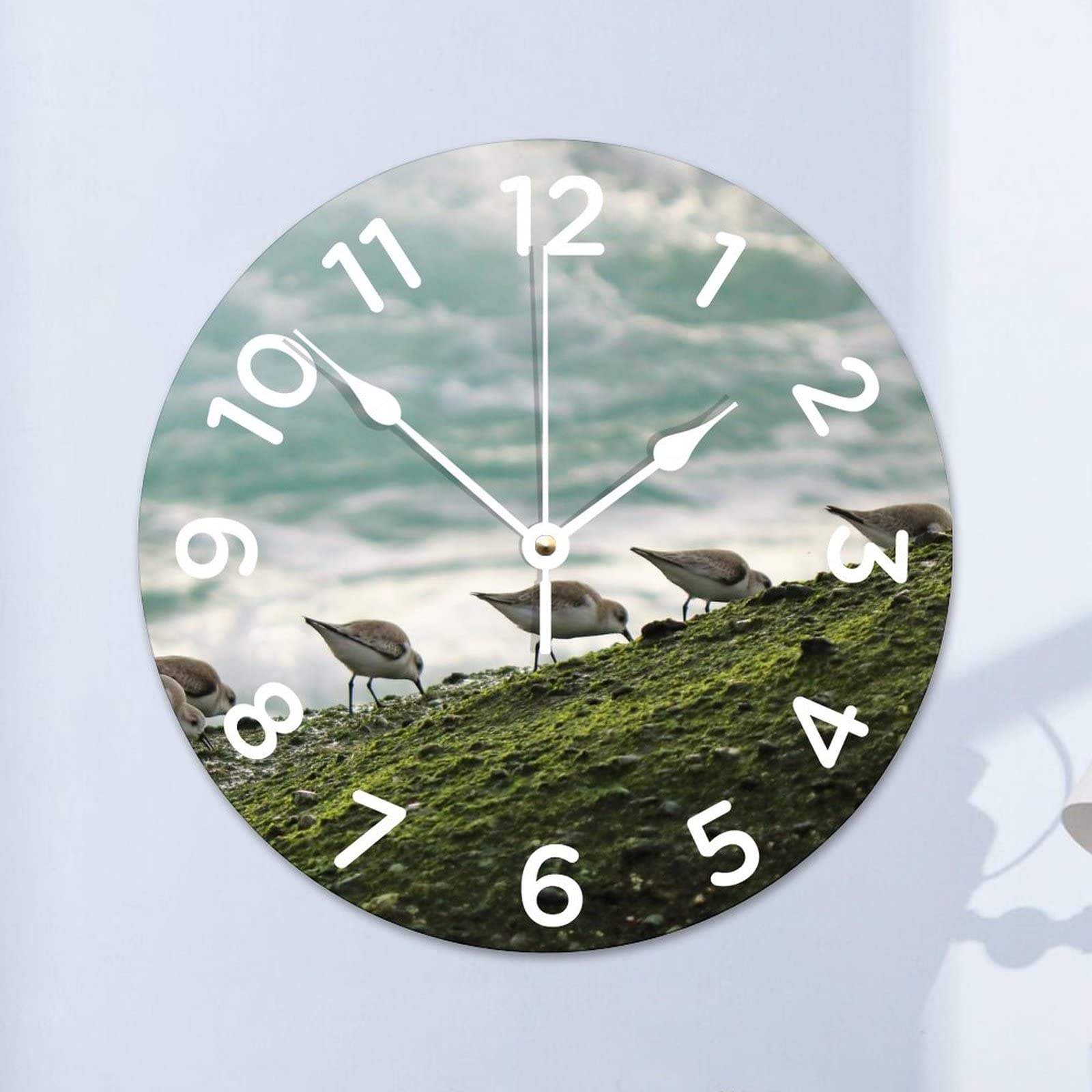 Horloge murale silencieuse sans tic-tac pour une concentration maximale