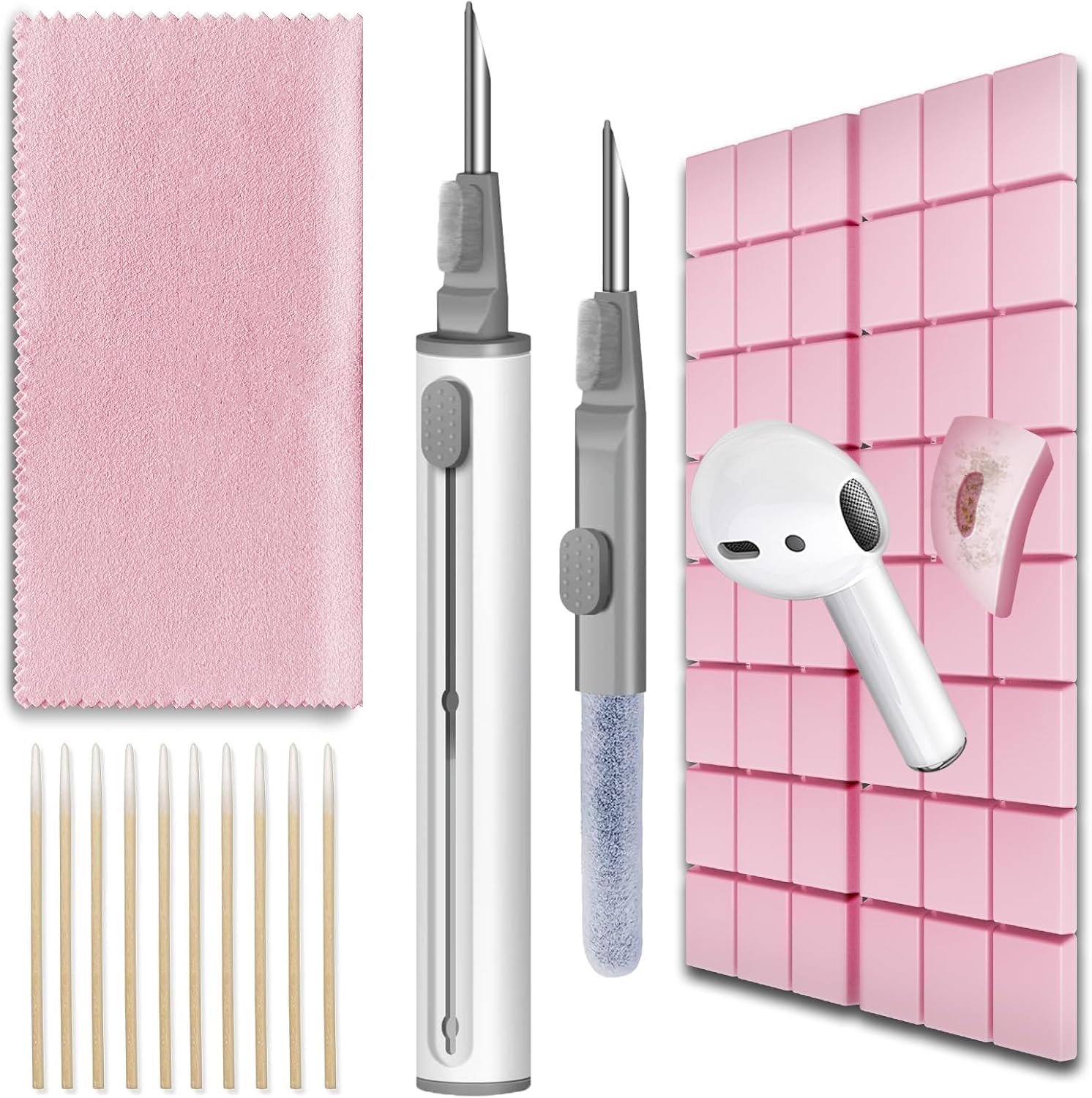 Cleaning Putty,Phone Cleaning Kit with Clean Pen, Remove Ear Wax&Dirt&Gunk from Device’s Small Crevices, for AirPod Cleaner Kit for Airpods Charging Case/Headphones/Electronics