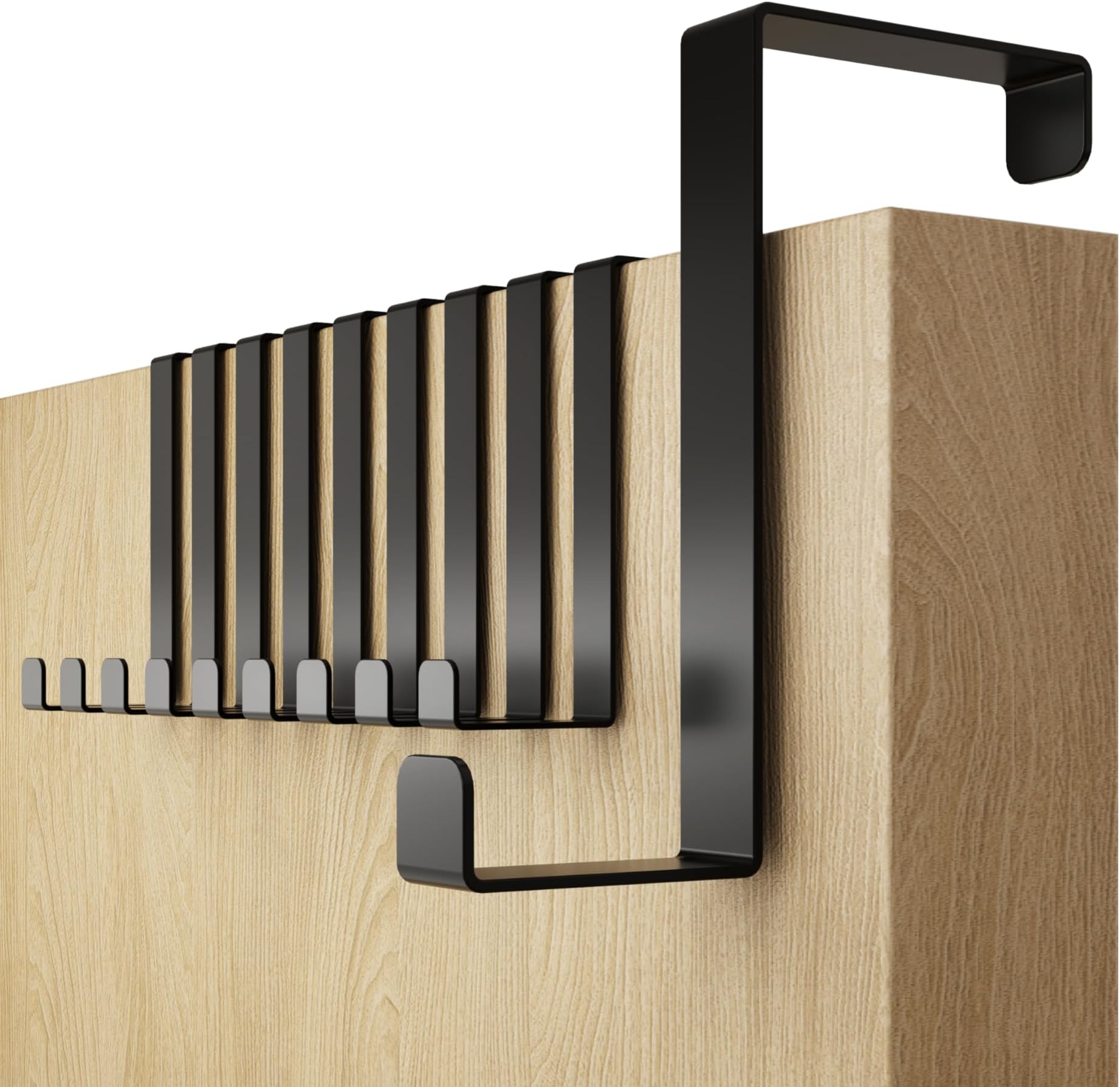 2x Türgarderobe Klappbar - Platzsparende Haken Für Kleidung & Handtücher