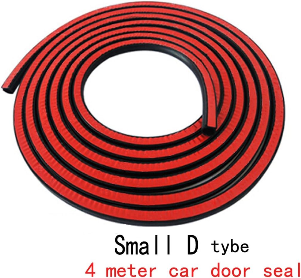 New Car Truck Motor 4M Small D Shape Door Weatherstrip Seals Hollow Rubber Seal Strip
