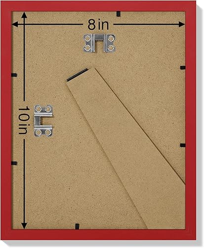 Vista 427 de Vittanly - Juego de 9 portarretratos, plexiglás resistente a rupturas, exhibe fotos de 12 x 12 pulgadas o, con paspartú, de 8 x 8 pulgadas, marcos