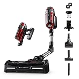 Tefal Cordless Stick Vacuum Cleaner X-Force 12.60 – 45 min Runtime, Handheld & Flexible Vacuum Cleaner, Pet & Car Tool, Red, TY98A2GO 45 min run-tme Pet & Car Kit
