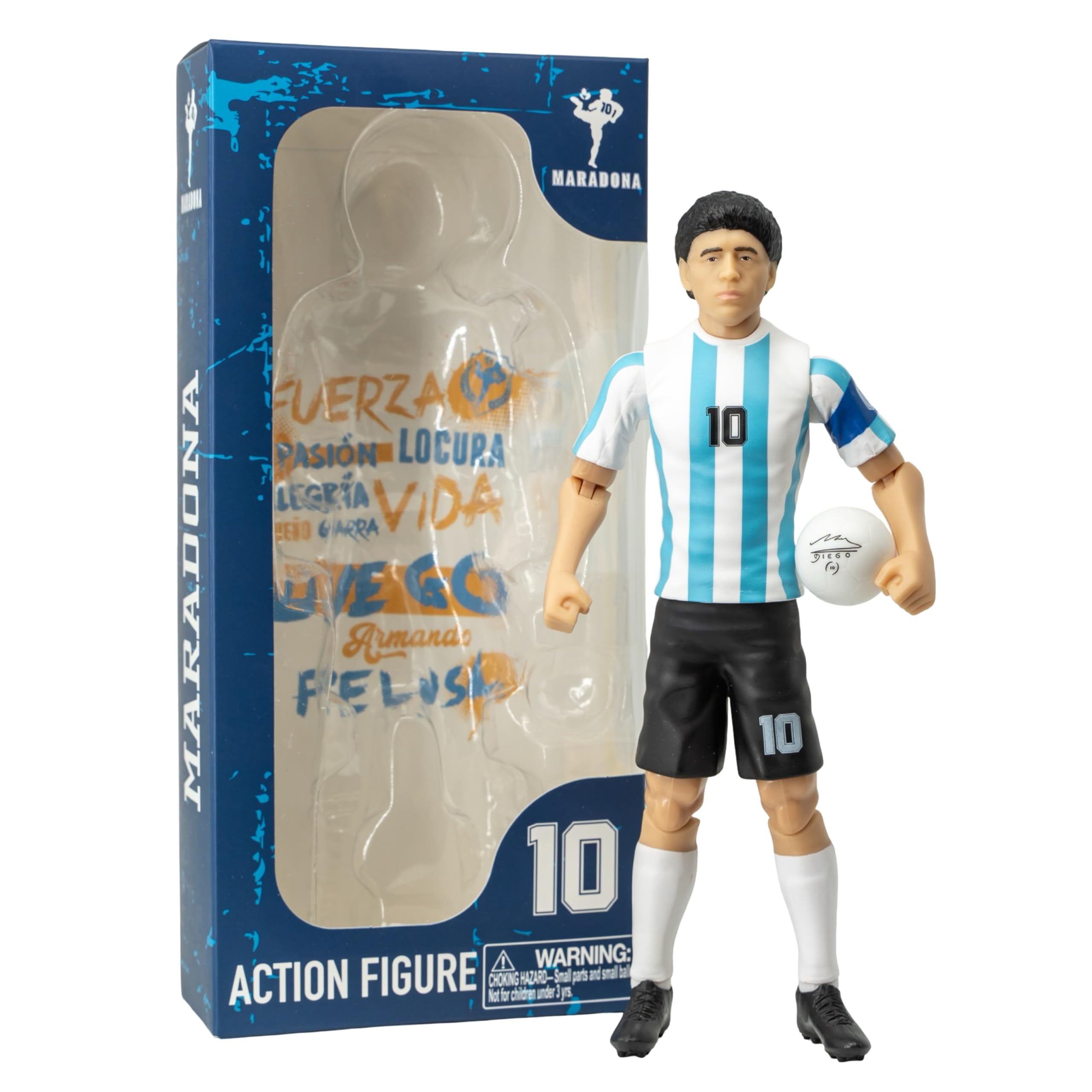 Banbotoys Maradona Argentina Action Figure 20cm Blue