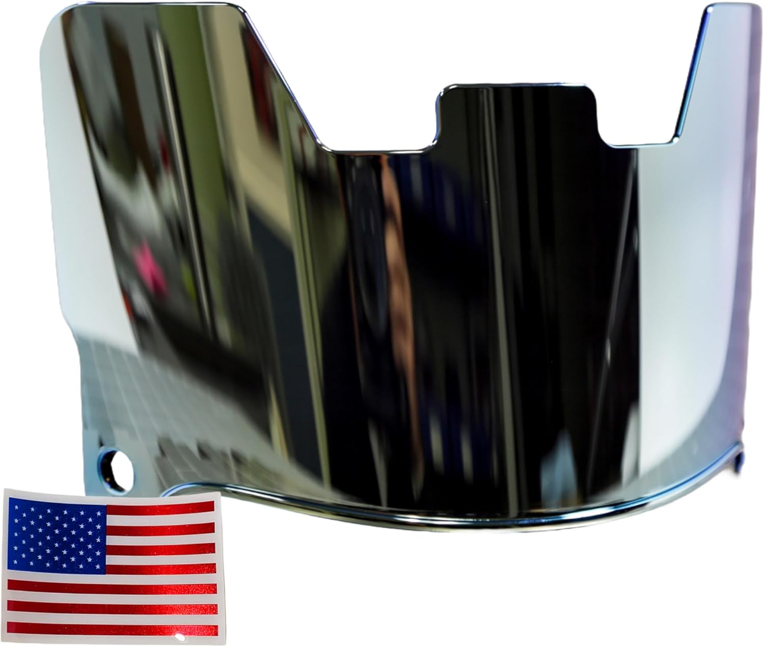 Unbranded Football Helmet Visors + US Flag Helmet Decal - Green Gridiron