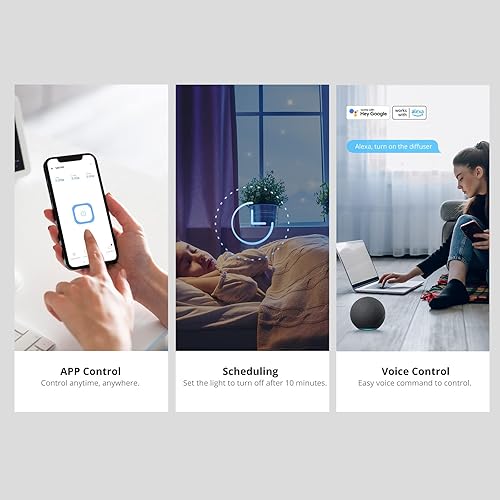 Miniatura 6 de SONOFF S40 Lite - Enchufe inteligente WiFi de 15 A, certificado ETL, interruptor de temporizador de toma de corriente inteligente, compatible con