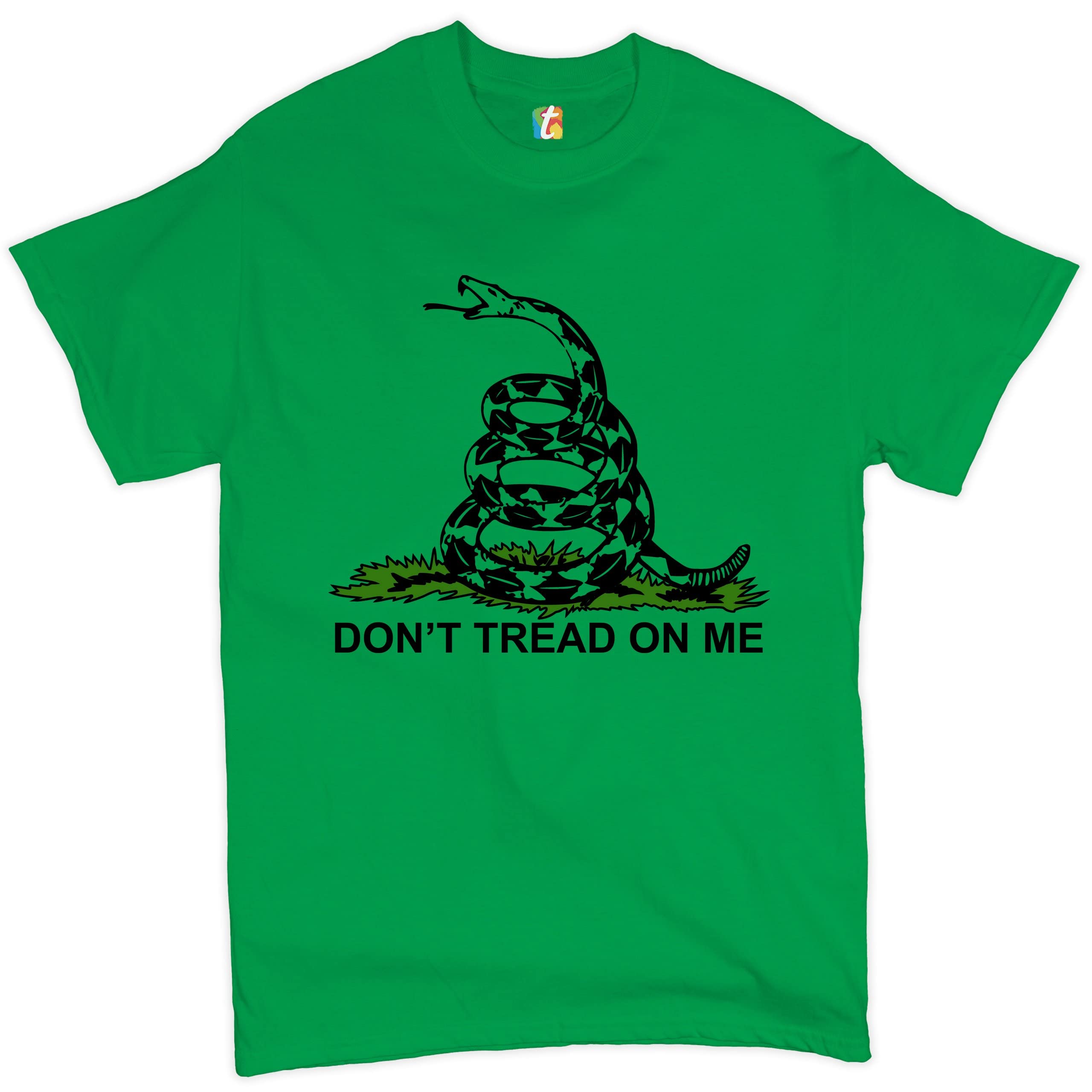 T-shirt Patriotique USA "Don't Tread On Me" Serpent Gadsden - Mr. Tee - Coton - Neuf