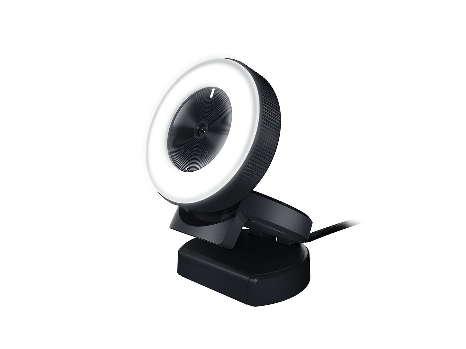 Razer Kiyo Streaming Webcam 1080p 30 FPS 720p 60 FPS - Ring Light w Adjustable Brightness - Built-in