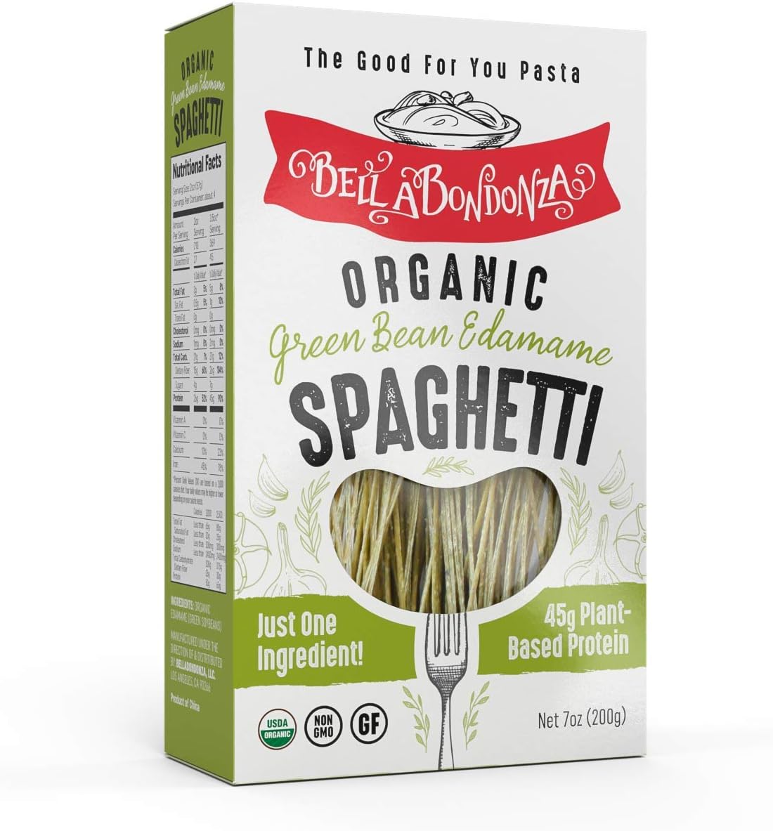 Bellabondonza Organic Green Bean Spaghetti