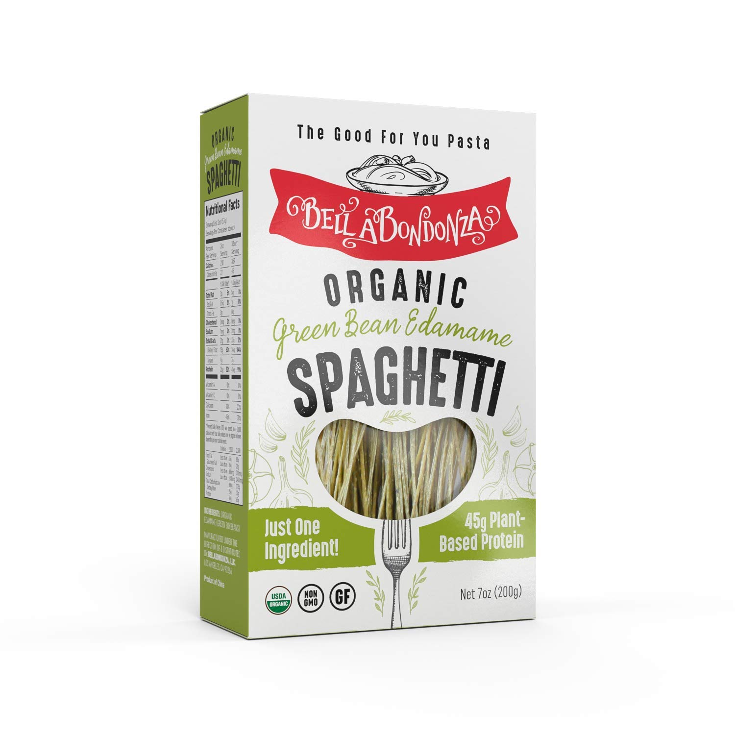 Bellabondonza Organic Green Bean Spaghetti