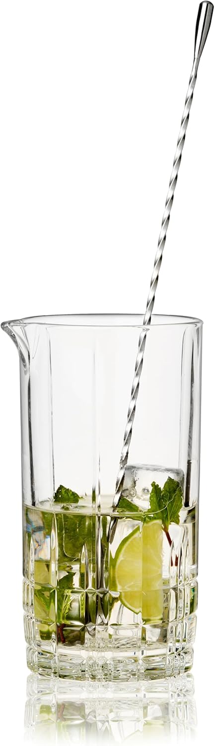 Spiegelau Perfect Serve Cocktail Bar Mixing Glass - Bartender Cocktail Stirring Glass - Mixing Pitcher for Cocktails, 22.4 oz