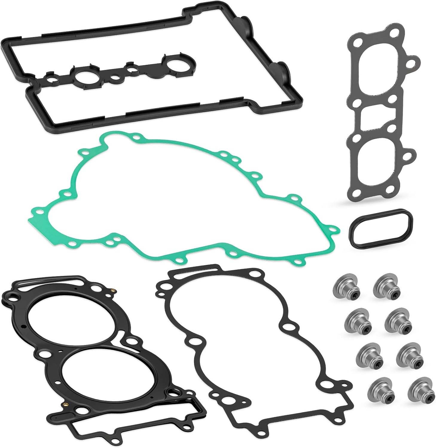 Engine Cylinder Head Gasket + Seal Kit for Polaris 2013-2024 ACE General RZR Ranger 900 1000