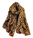 NUWEERIR Womens 100% Large Mulberry Silk Scarf Long Satin Scarf Fashion Lightweight Wraps