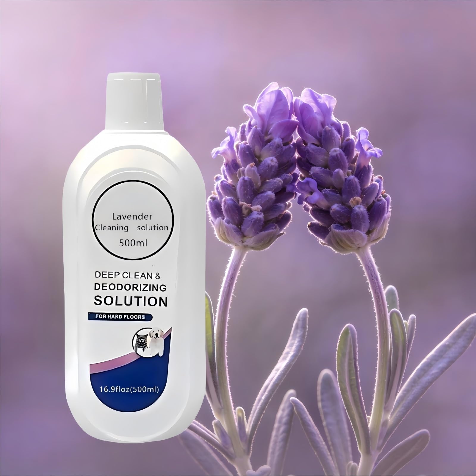 2 unidades de solución de limpieza de suelos con aroma a lavanda de 500 ml