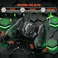 Vista 4 de BIGBIG WON Paletas para Xbox Series XS Controller, ARMOR-X para Xbox Series XSXbox OneSwitchWin, mapeo inalámbrico de accesorios de botón trasero