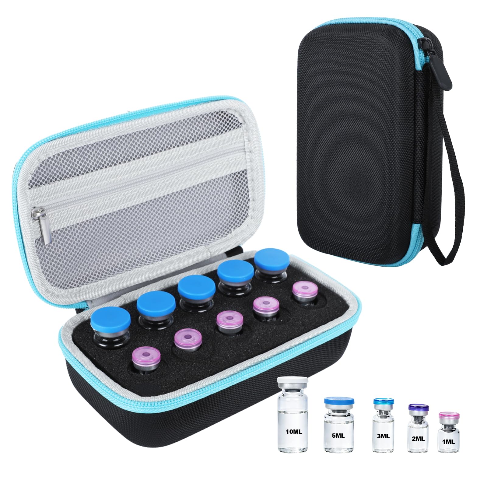 Photo 1 of EIPTLOS Insulin Vial Protector Bag for Diabetics (Blue)