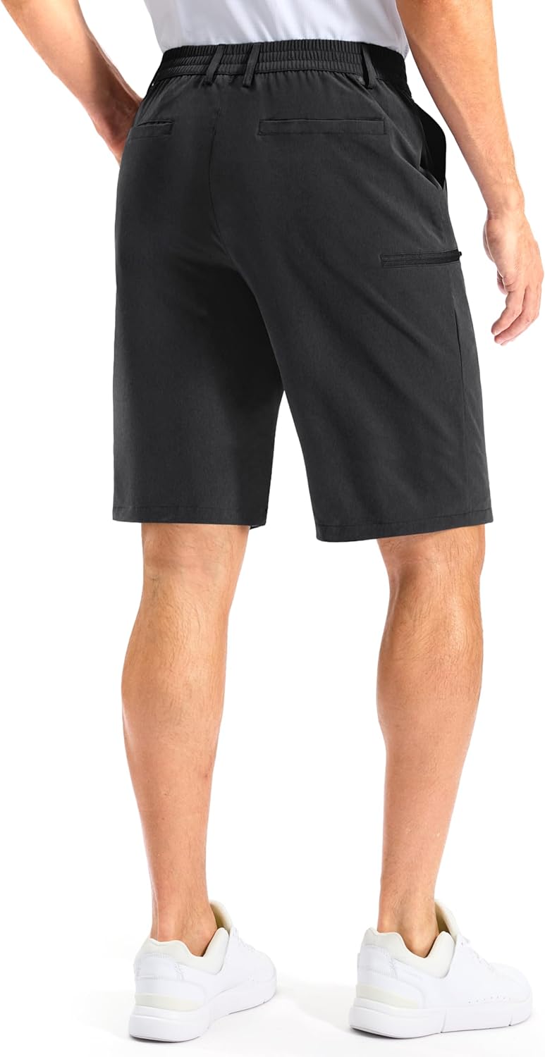 Soothfeel Men's Casual Shorts with 5 Pockets 7"/ 9" Golf Shorts Stretch Quick Dry Lightweight Work Dress Hiking Shorts - Image 2