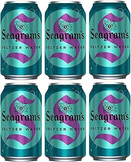 Your Online Store Inc Seltzer Water, 12 oz. Cans, Pack of 6