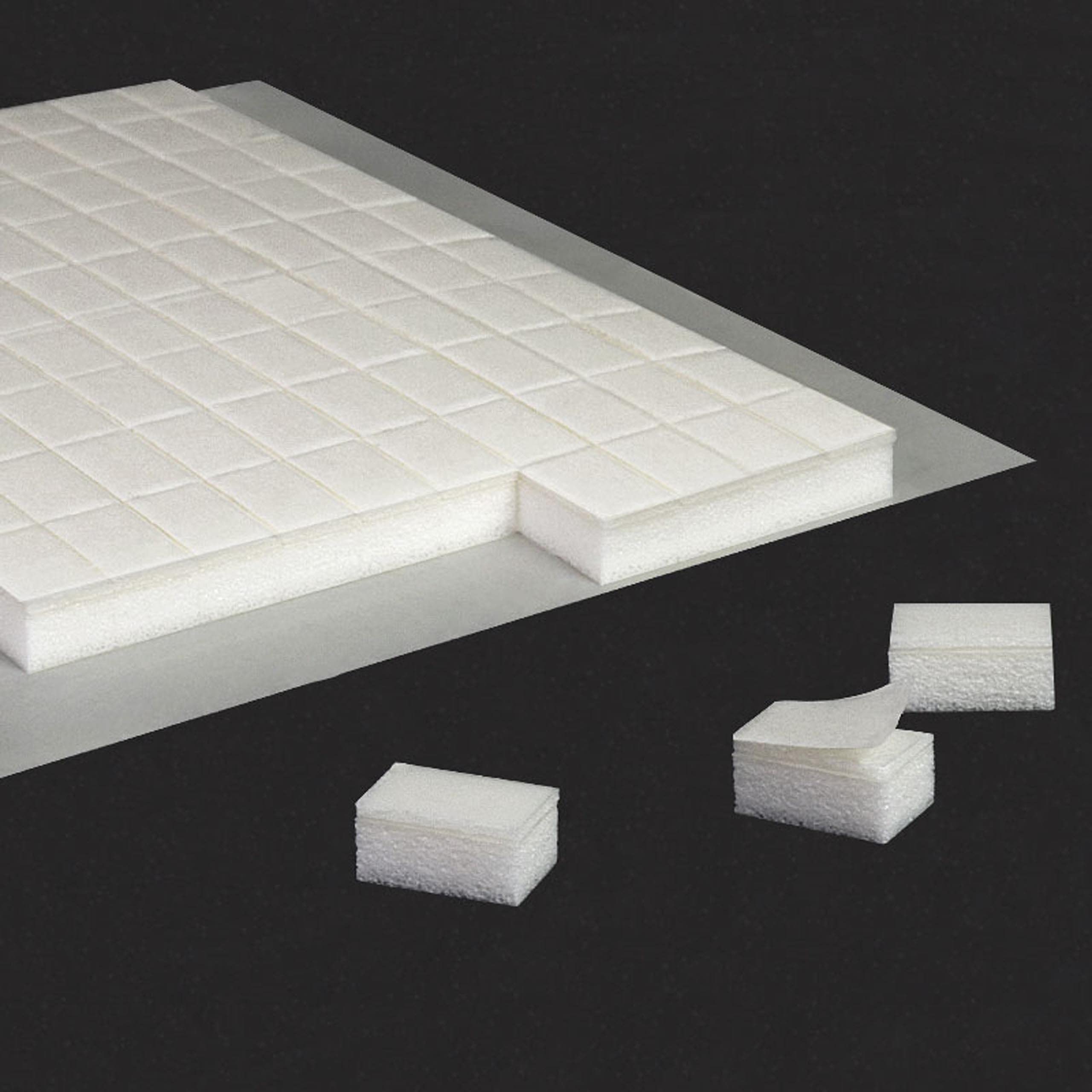 KLEBESHOP24 3D Klebepads 5 mm Dicke, 6 x 10 mm, 20.000 Stück