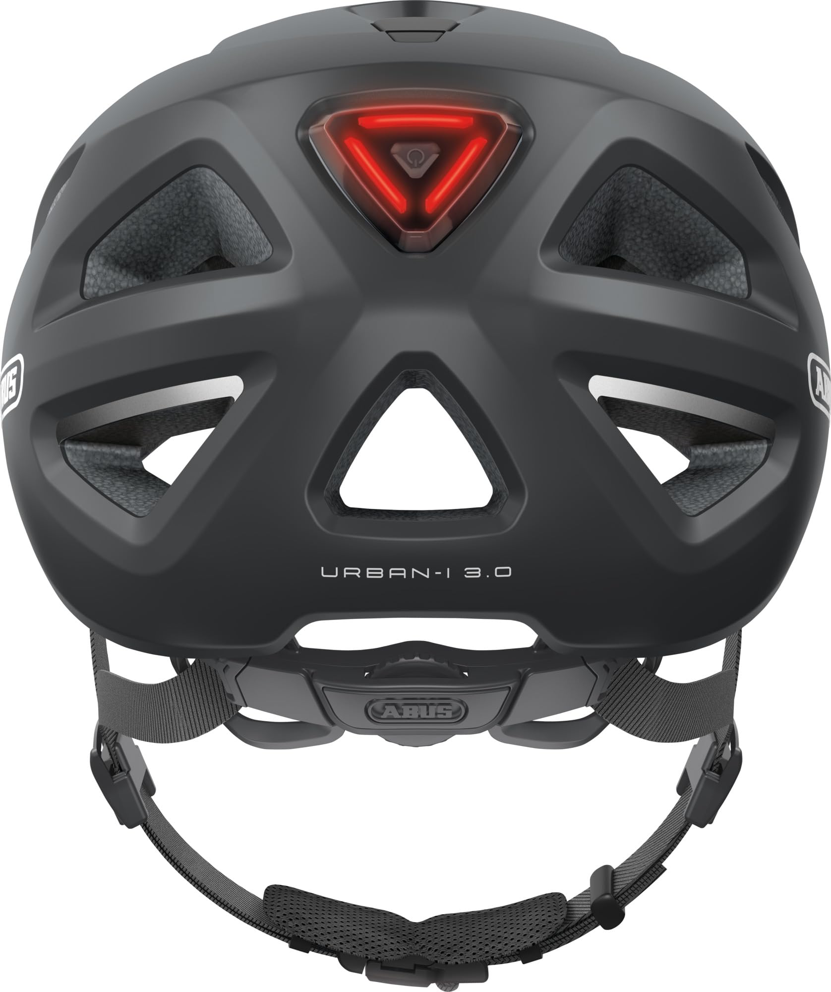 ABUS Stadtthelm Urban-I 3.0 Casque de vélo avec feu arrière visière fermeture magnétique