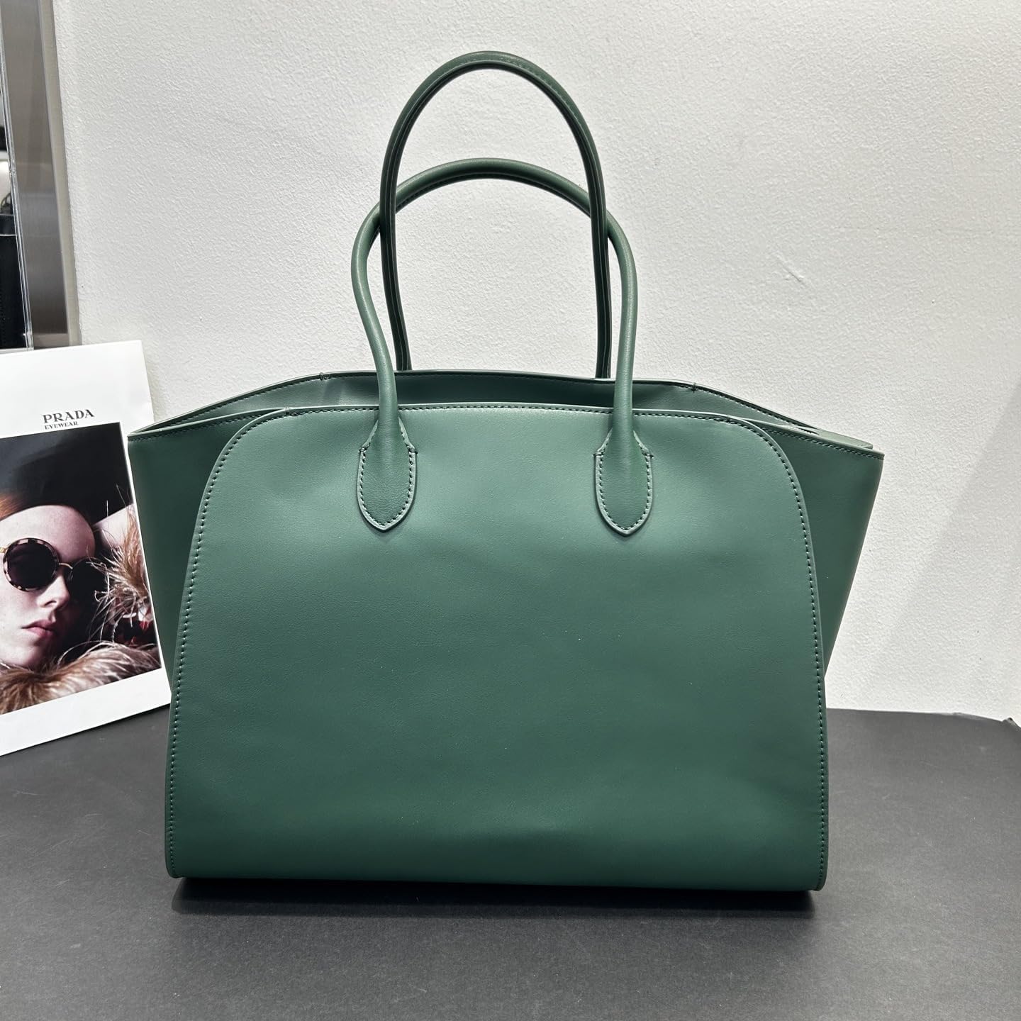 Full Grain Leather Handmade Tote Bag for Women Large Capacity,TR Bag MAR14 Minimal Luxury Annual New