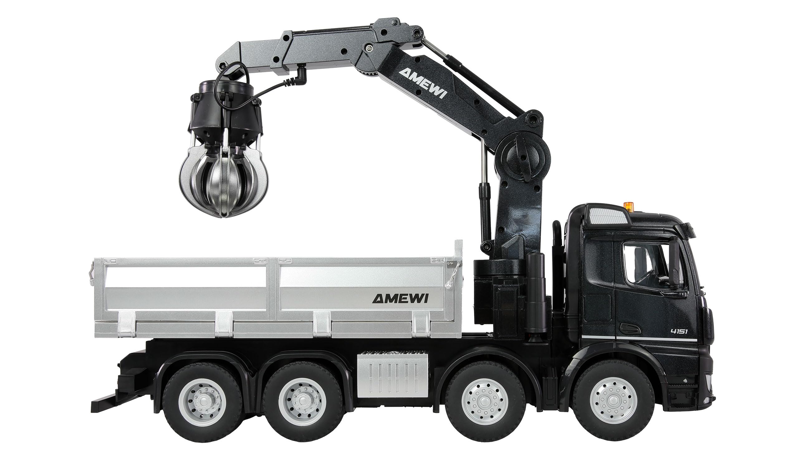 Amewi Mercedes-Benz Arocs wózek dźwigowy z wywrotką 8x4/4 4WD 1:18 RTR zdalnie sterowany RC