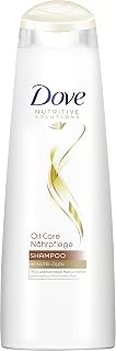 Dove Szampon Oil Care odżywczy pielęgnacja włosów do suchych i łamliwych włosów z Bio-Restore Complex 250 ml, 1 sztuka