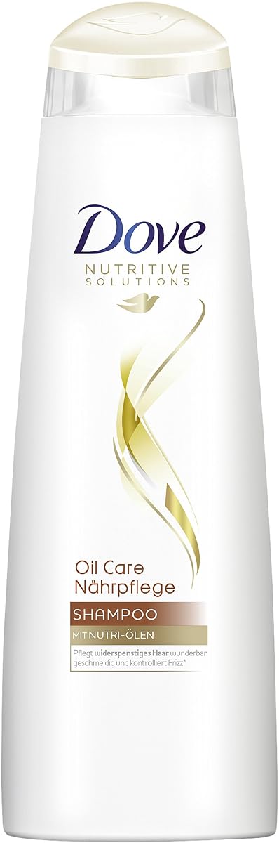 Dove Szampon Oil Care odżywczy pielęgnacja włosów do suchych i łamliwych włosów z Bio-Restore Complex 250 ml, 1 sztuka
