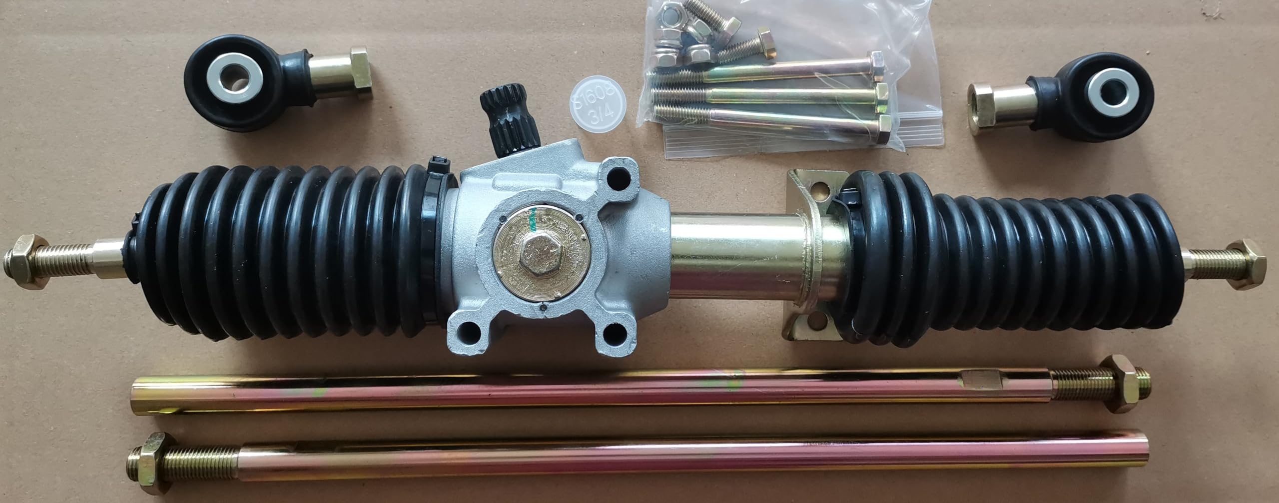 Upgraded Steering Rack and Pinion Gear Box Assembly 1823984 with Tie Rod Ends 7061189 Replacement for 2014 Polaris RZR XP XP4 1000 UTV