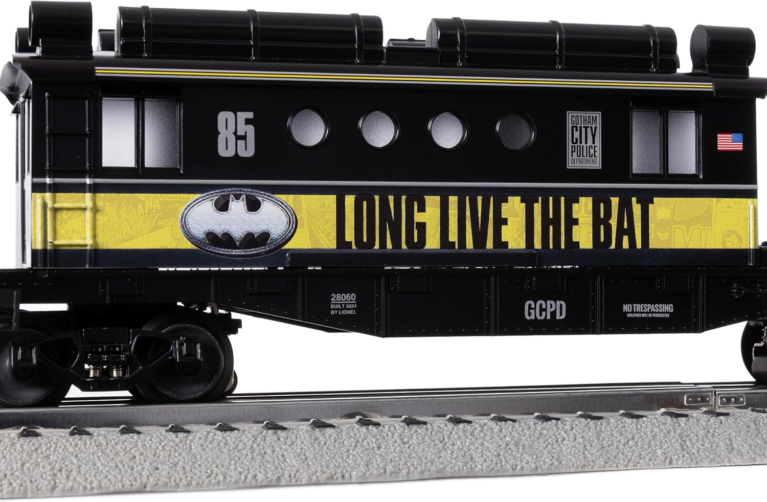Lionel DC Comics Batman 85th Anniversary Bat Signal O Gauge Model Train Caboose