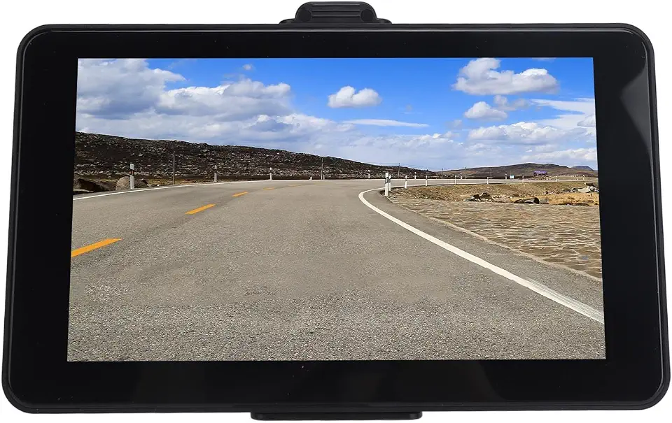 Tbest Navegador GPS 7 Polegadas Touchscreen de Navegação GPS Portátil Com Orientação por Voz para Carro Ônibus Caminhão 256MB 16GB Tela Capacitiva de Resolução HD