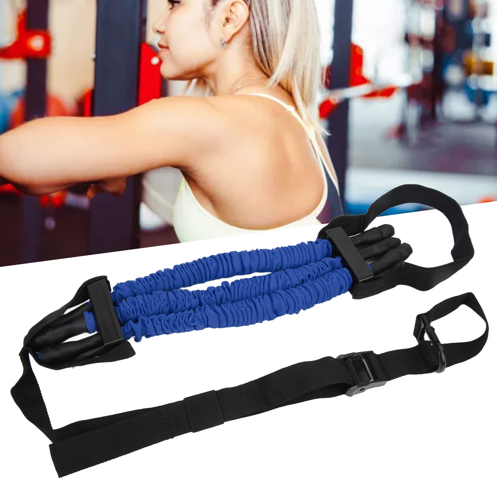 Ensemble de Bandes d'assistance à la Traction, Bandes de résistance élastiques pour Hommes et Femmes, Tube de Tension en Latex Naturel avec Boucle en Dents de scie par