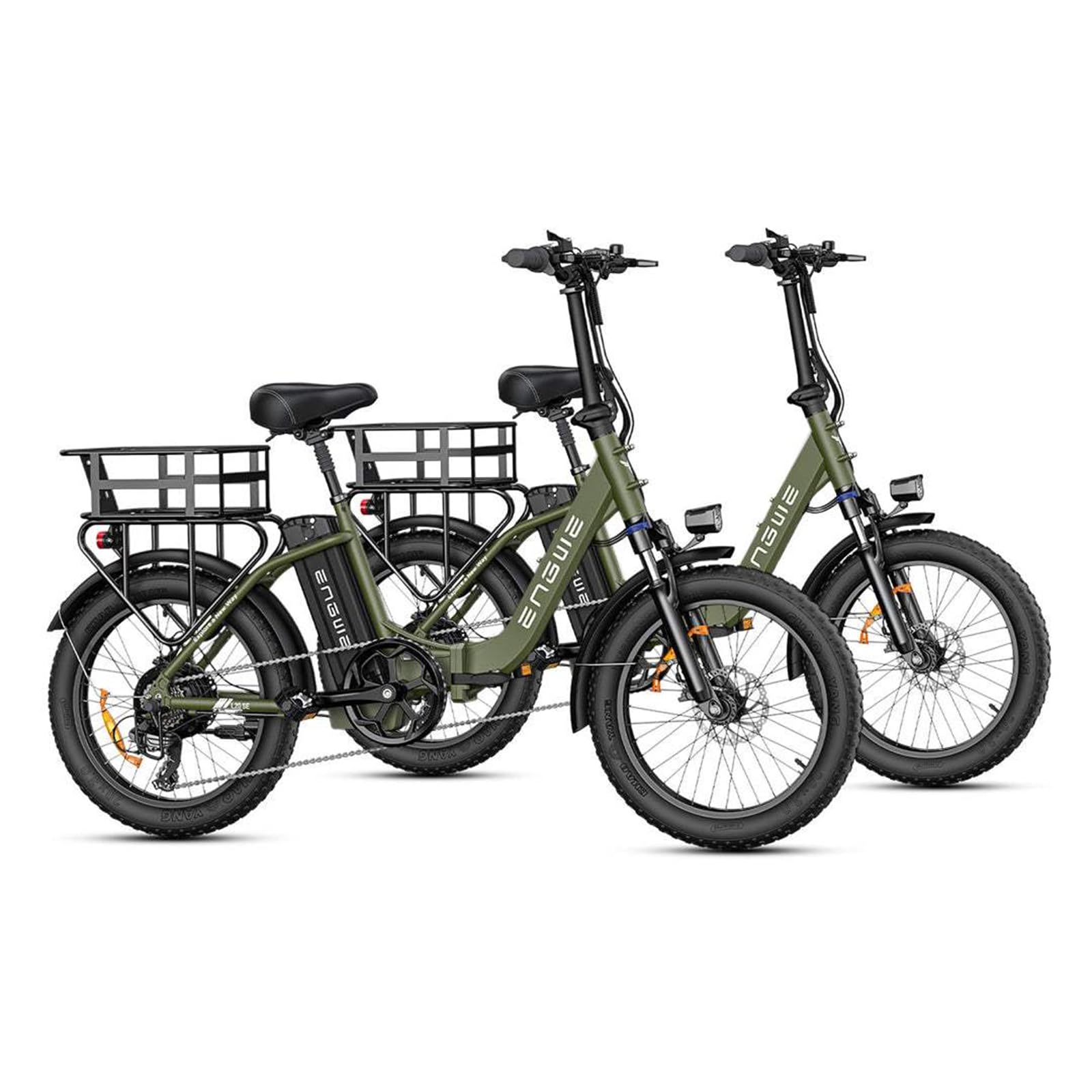 ENGWE L20 SE 250W 20" Faltbares Elektrofahrrad 15,6Ah Klapprad E-Bike | 20x3.0 Zoll, Heckmotor, 7 Gang Schaltwerk, Bis 115KM, Pedelec Citybike für Damen u. Herren