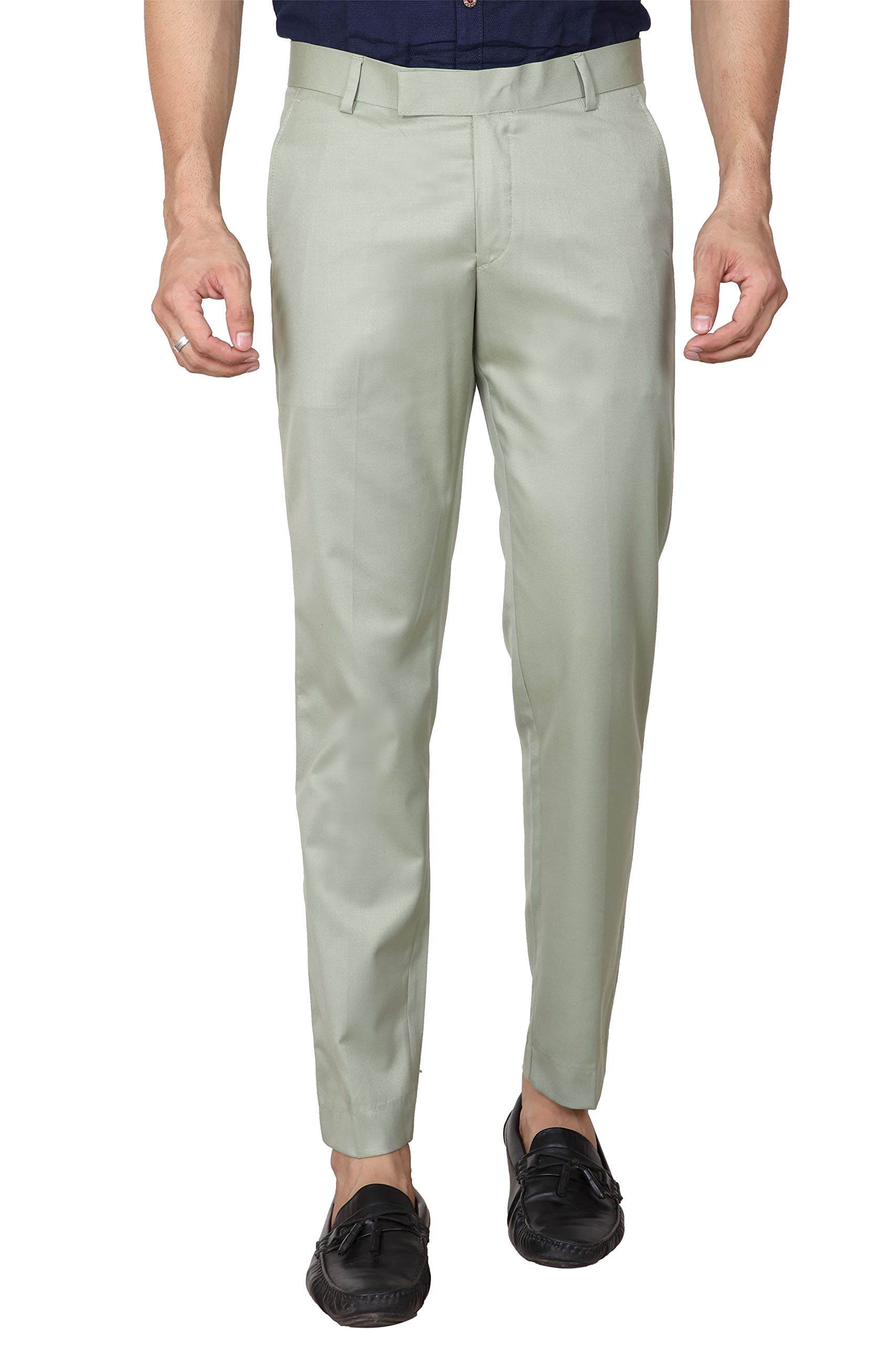 VILLAINSolid Formal Trousers
