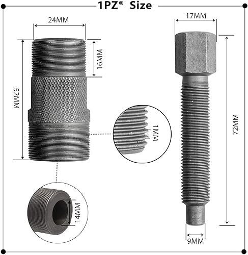 Miniatura 2 de 1PZ FWT-101 Magneto - Extractor de volante de 0.945 in y 1.063 in de repuesto para GY6 50cc 125cc 150cc Kawasaki Yamaha Honda Suzuki KTM Scooter ATV