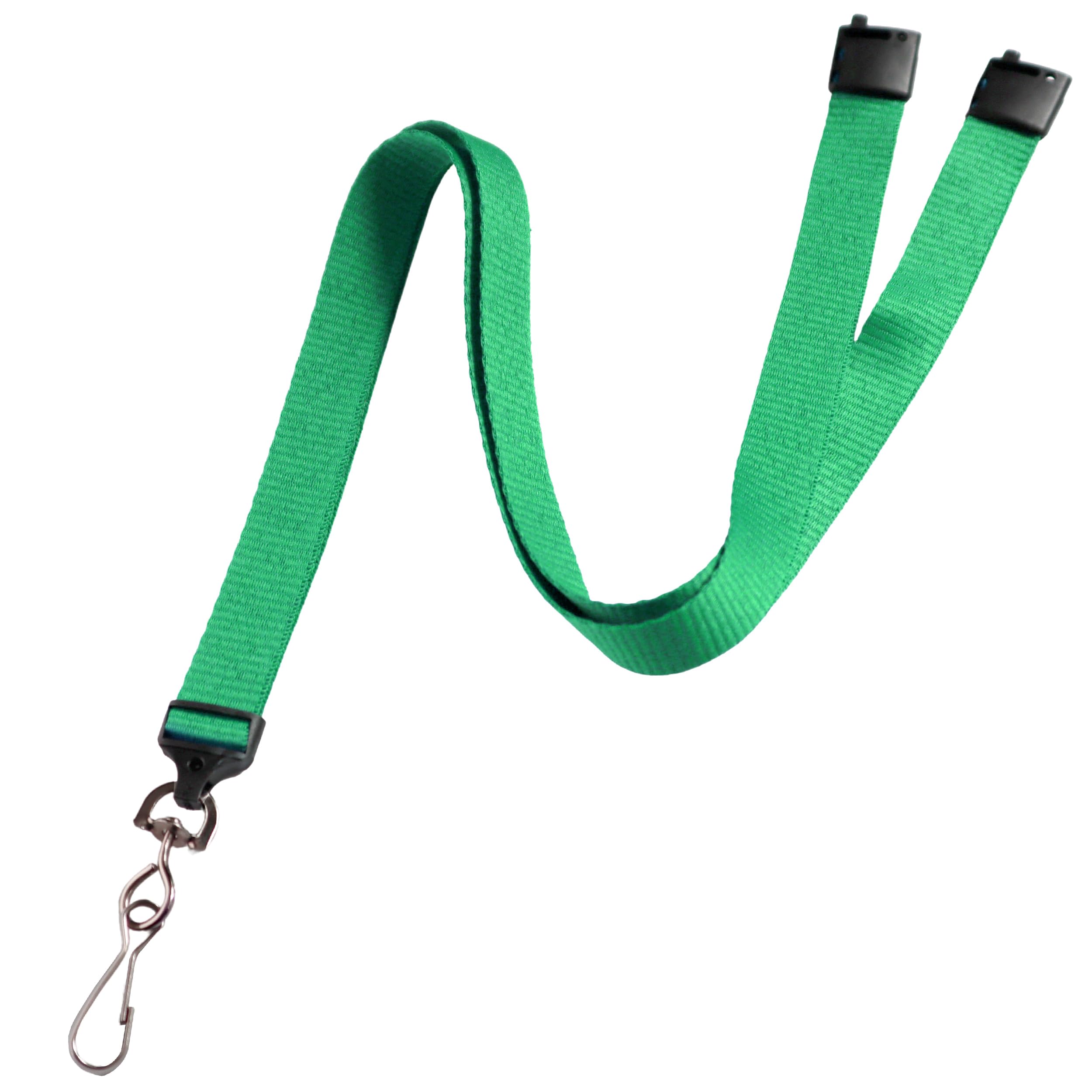 Specialist ID Bulk 25 Pack - Wide Lanyard with Breakaway Clasp and Swivel Metal Hook - Premium 5/8 Inch Neck Strap Name Badge and Key Card Holder for