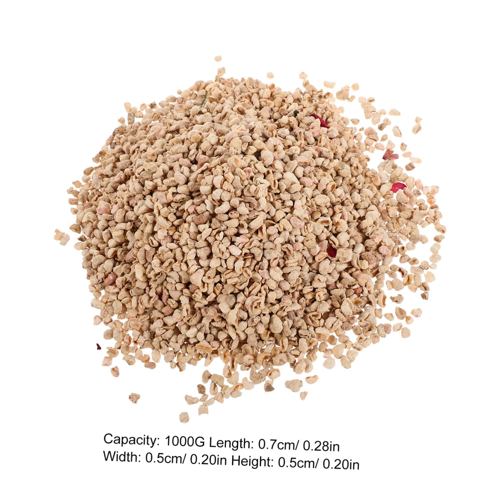 SUPVOX 1000g Lettiera per Criceti da Imbottitura Naturale di Pannocchie di Mais per Gabbie di Coniglietti e Piccoli Animali Domestici Inclusi Scoiattoli Gerbilli Porcellini Conigli