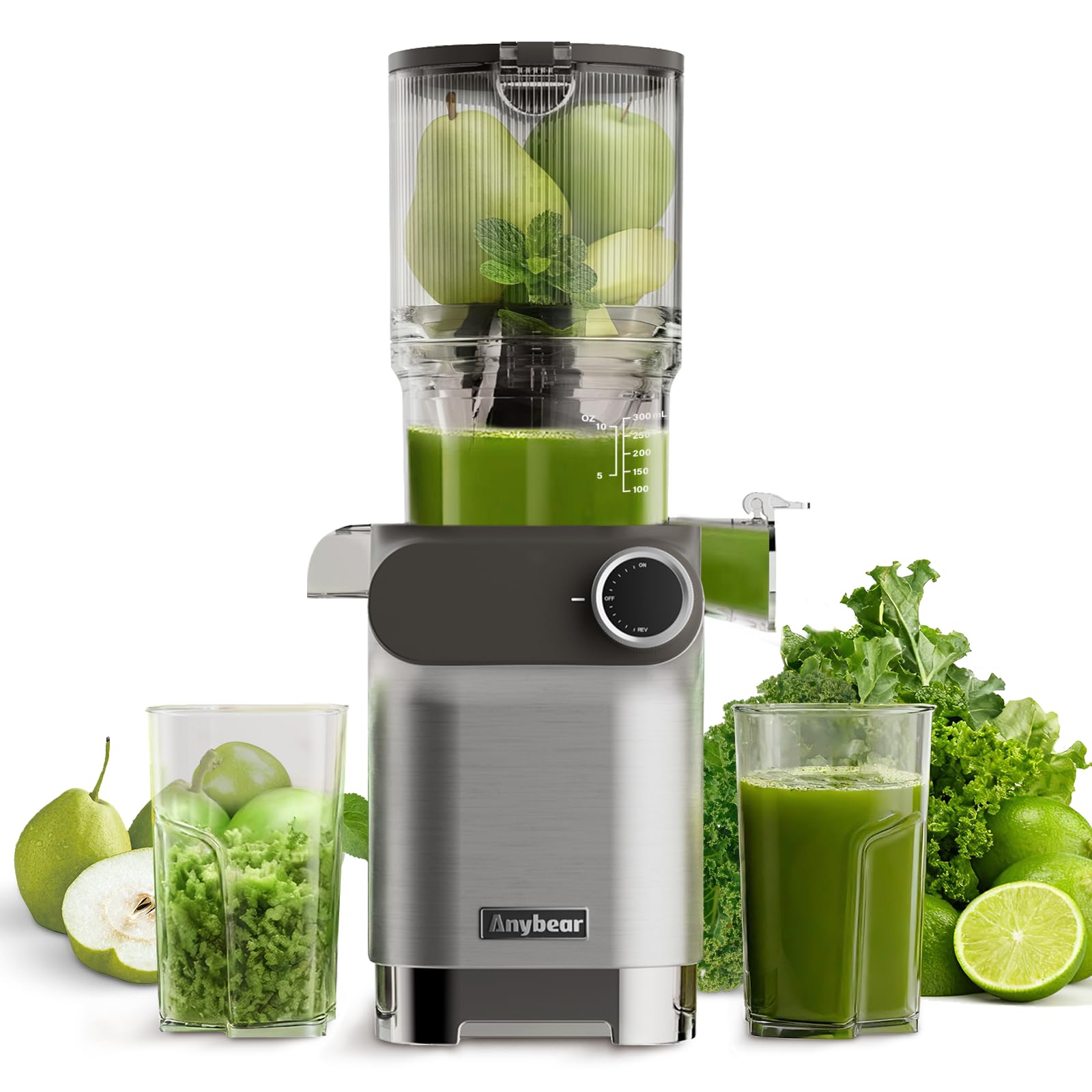 Amazon.com: Anybear Slow Juicer, 200W Cold Press Juicer 4.3