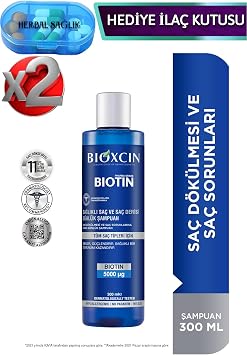 Bioxcin Biotin  ampuan 300 ml, 2 Adet, Hassas Sa  Derisi ve Hassas Sa lar  in