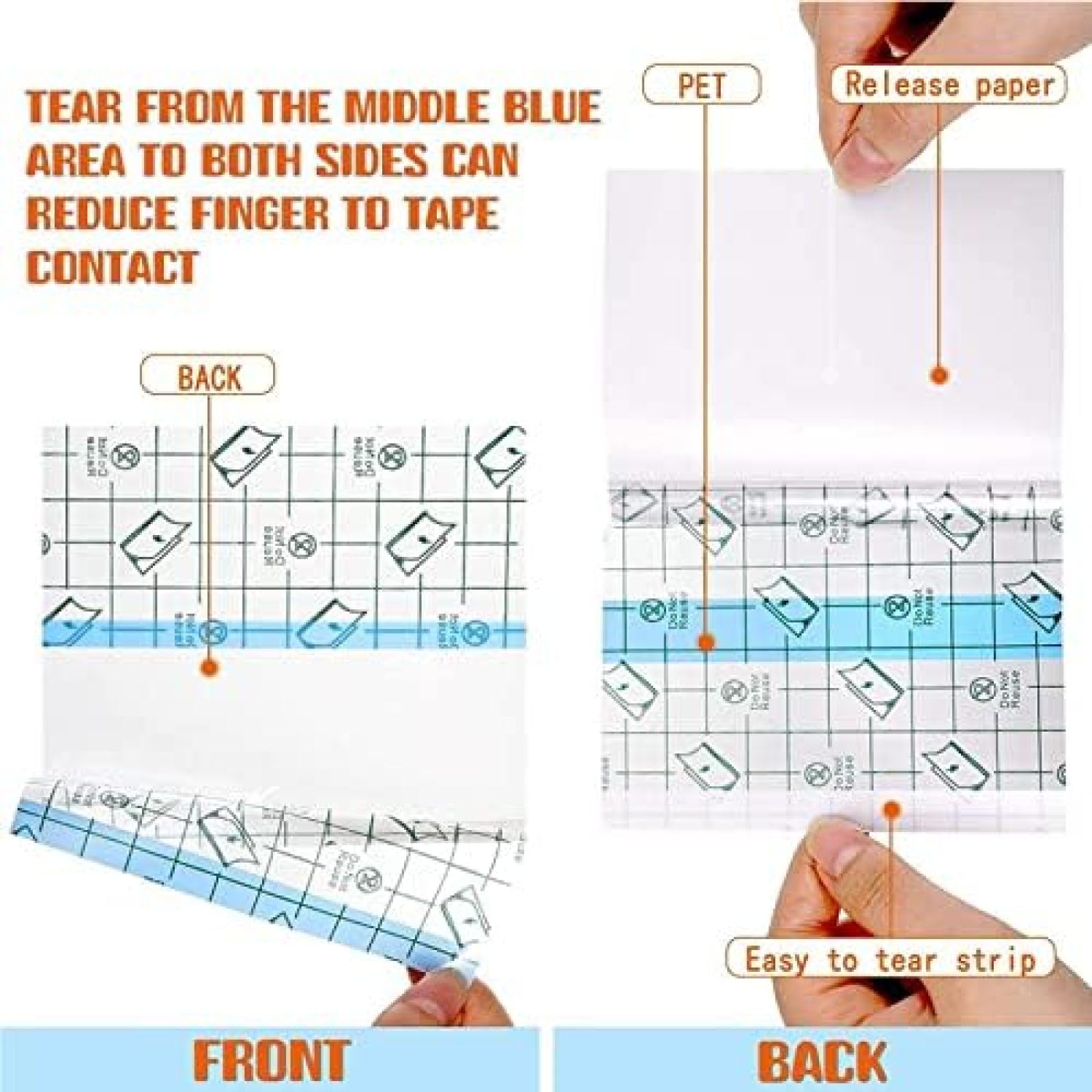 Peritonealdialyse-Duschschutz, Pu-transparenter wasserdichter Membranverband, wasserdichte Duschabdeckung für den Dialyseanschluss, Klebeband zum Baden, 50 Stück