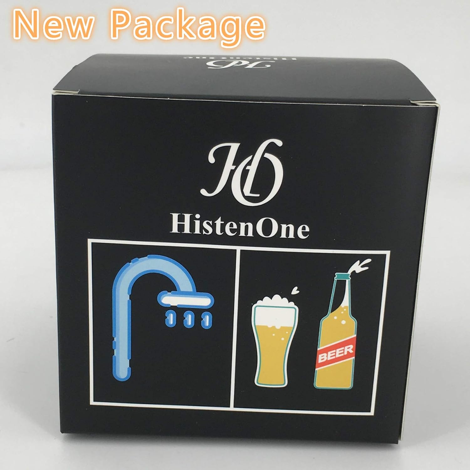 HistenOne Beer & Wine Holder, Bath Suction Cup Beverage Bottle Drink Glass Holder Caddy, Stainless Steel Spring Design