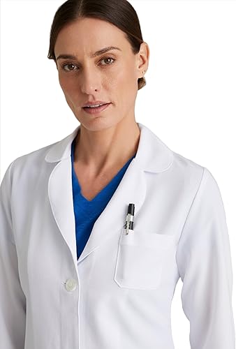 Miniatura 6 de BARCO Grey's Anatomy Scrubs Signature - Abrigo de laboratorio Brooke para mujer, abrigo de laboratorio profesional de manga larga de longitud media