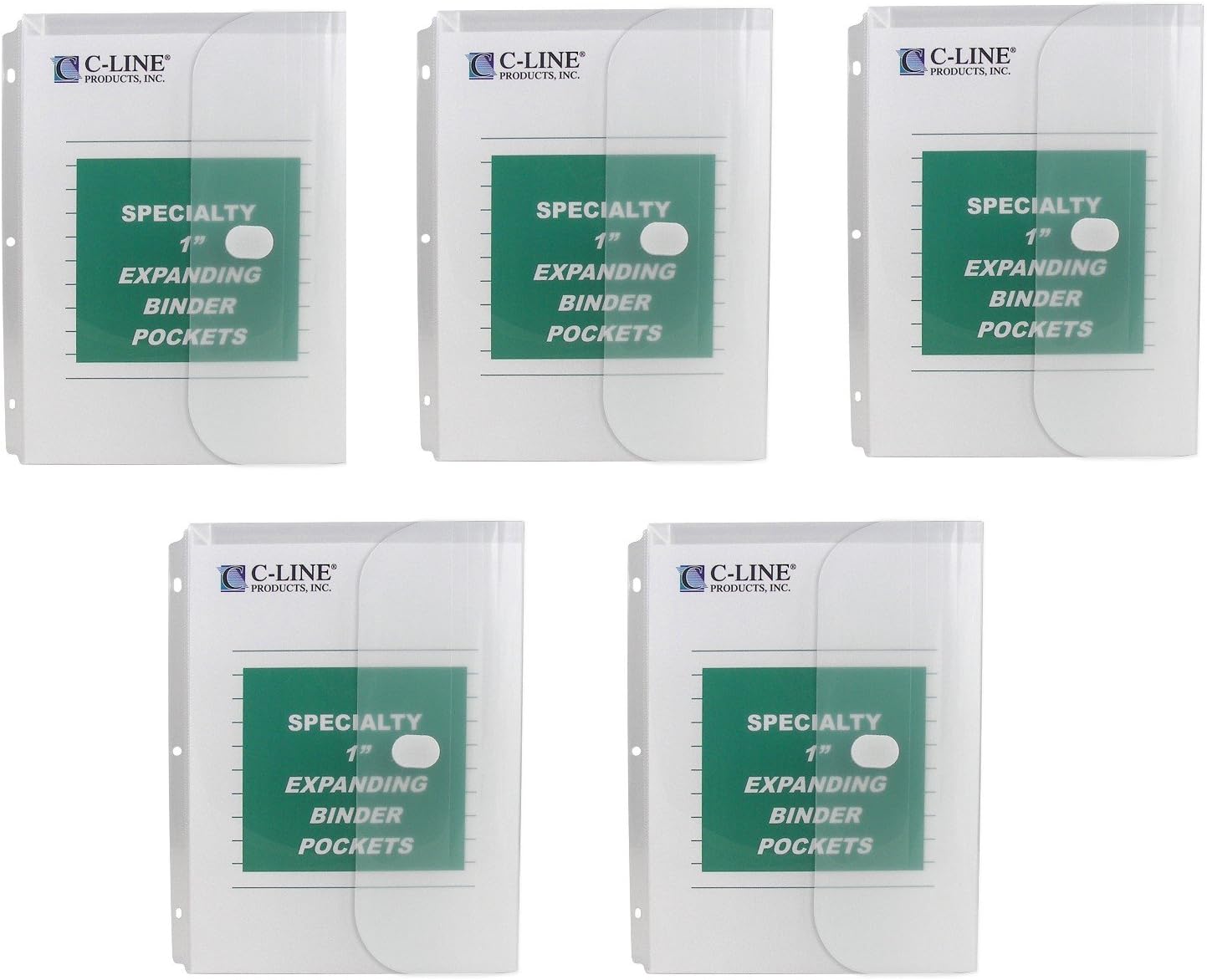 CLine Biodegradable AcidFree Poly Binder Pocket with 1inch Gusset