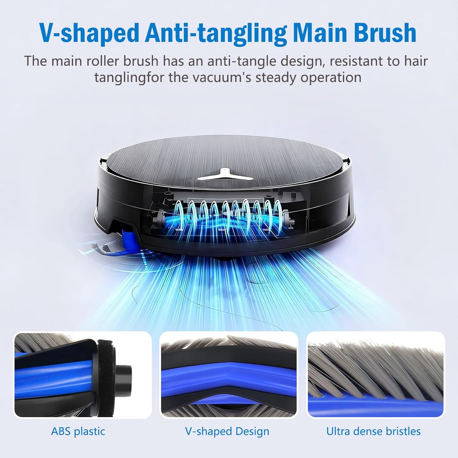 20Pcs Replacement Parts for ECOVACS DEEBOT X11 OmniCyclone/X11 Pro Omni Robot Vacuum, Accessories Kit ：2 Main Brushes, 6 Filters, 3 Roller Mop Pads, 6 Side Brushes，3 Cleaning Tools