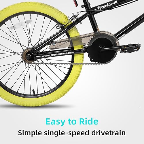 Miniatura 3 de JOYSTAR Brockway Freestyle - Bicicletas BMX para niños de 20 pulgadas y 24 pulgadas, bicicletas para niños de 6 a 14 años y ciclistas de nivel
