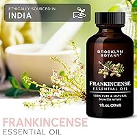 Vista 6 de Brooklyn Botany Aceite esencial de incienso, 100% puro y natural, aceite de grado prémium con cuentagotas - para aromaterapia y difusor, 1 onza