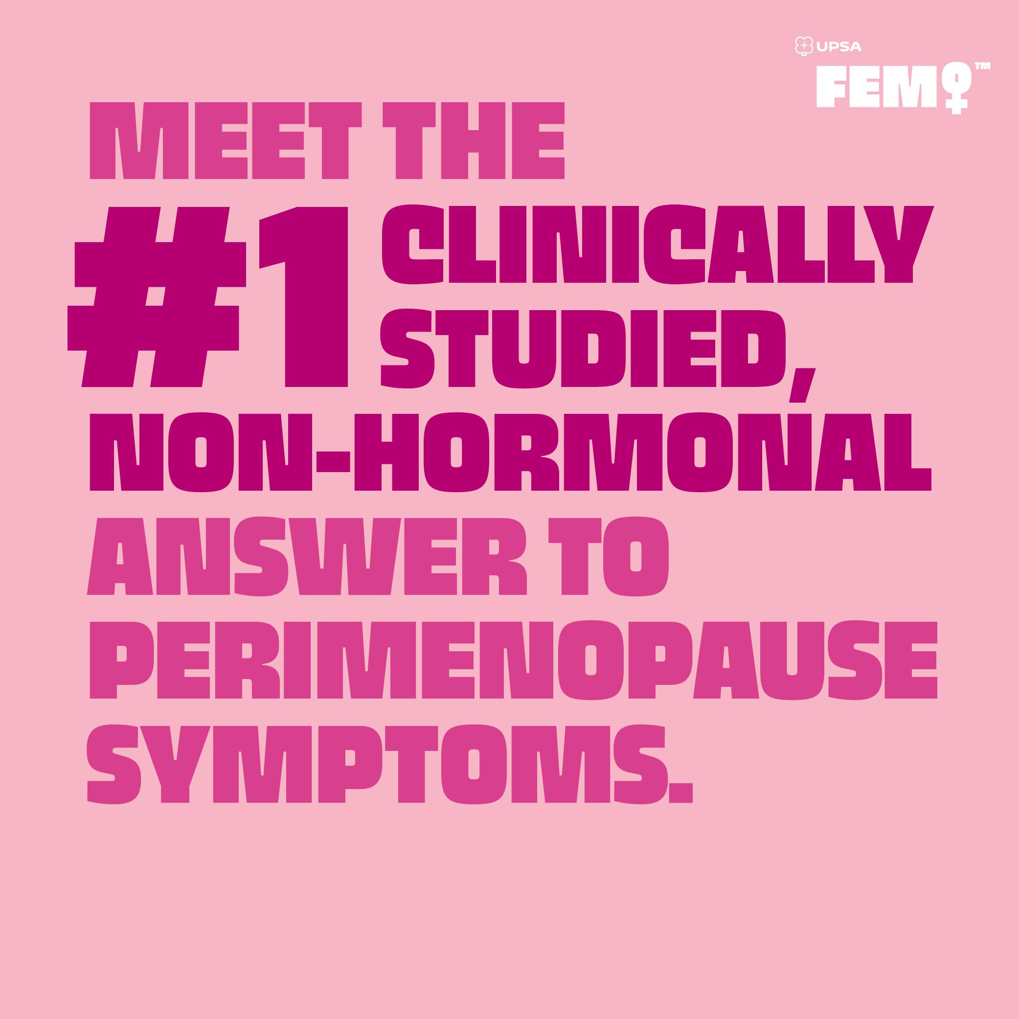 FEM Meno Menopause Supplements for Women - Non-Hormonal Menopause Relief for Hot Flashes & Night Sweats - Hormone Balance Support for Sleep, Mood & Energy - 30 Capsules — Amazon image 2