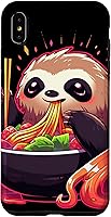 Vista 11 de Sloth Eating Ramen Japanese Noodles Soup Kawaii Case for iPhone 16