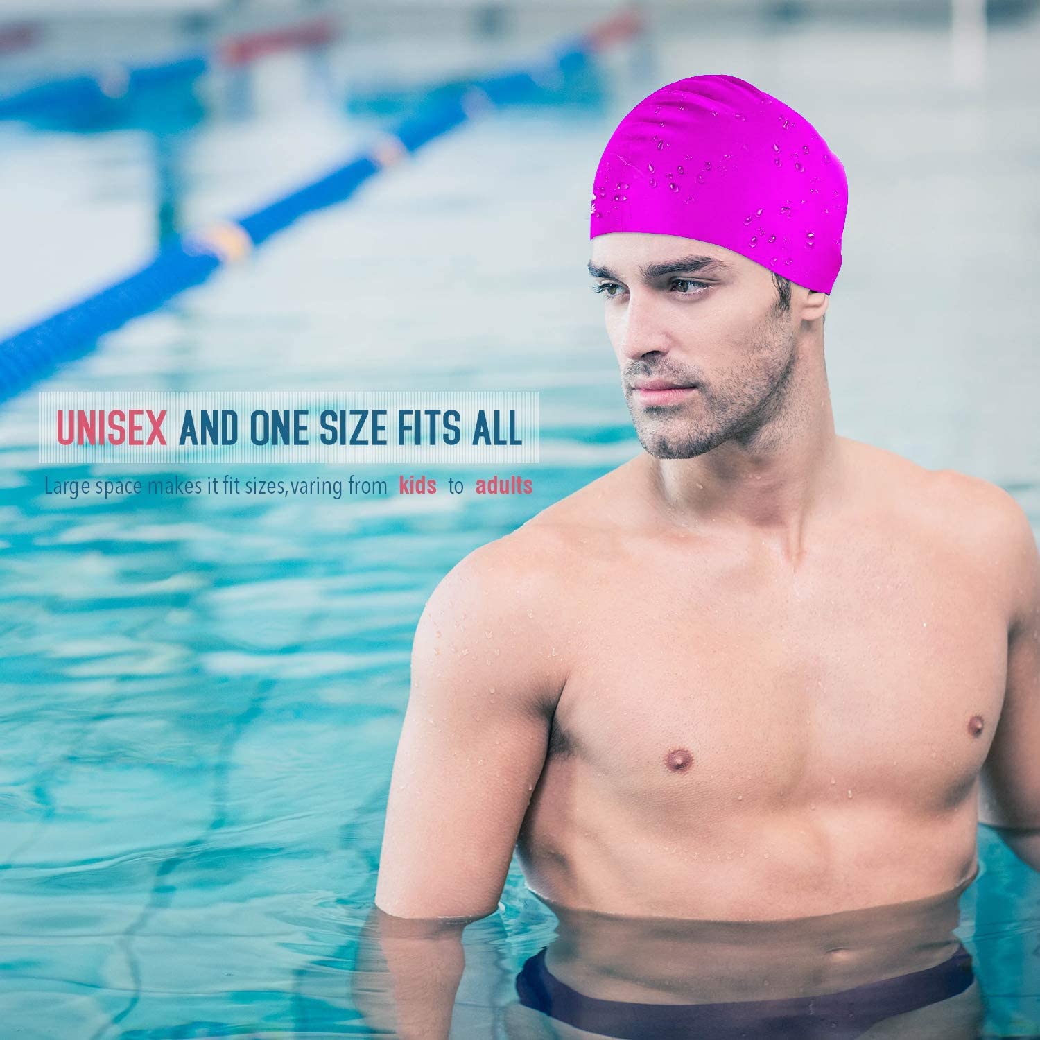 Bonnet De Bain En Silicone étanche Pour Tête De Bain Professionnel Avec Protection Des Oreilles