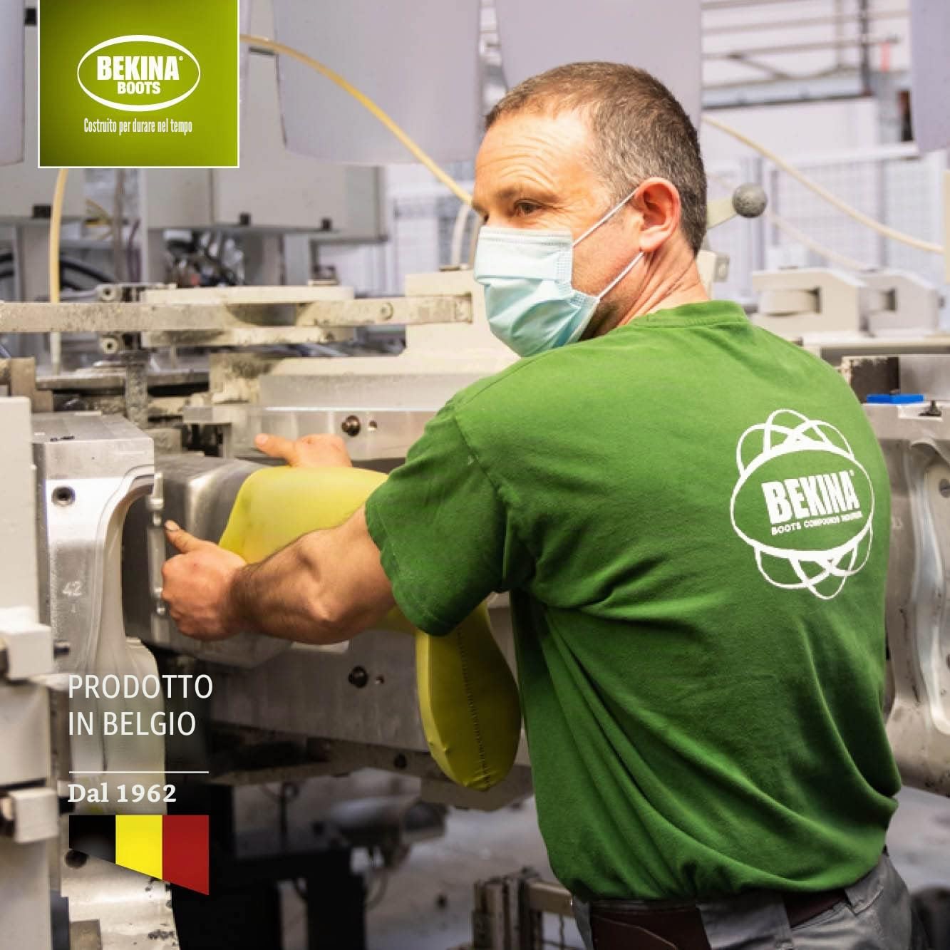 Stivali di Sicurezza di qualità progettati per l'industria Alimentare, Punta d'Acciaio, Facile Pulizia y disinfettare, Suola incl. per Piedi asciutti, Alto Comfort Indossando, Bianco, EU 42